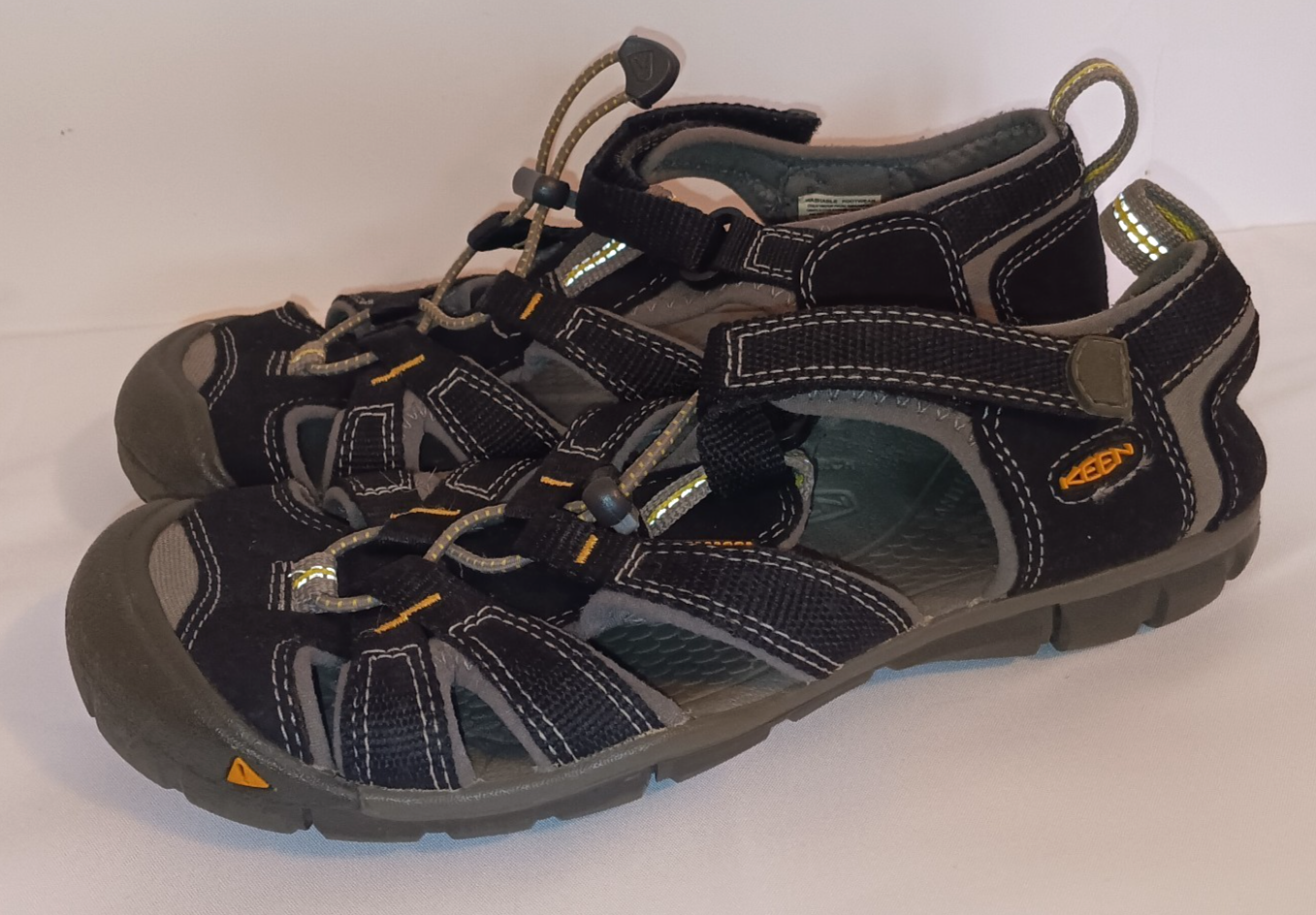 Sandali Keen bambini ragazzi sportivi escursionismo acqua Newport nero grigio giovani taglia 3 US