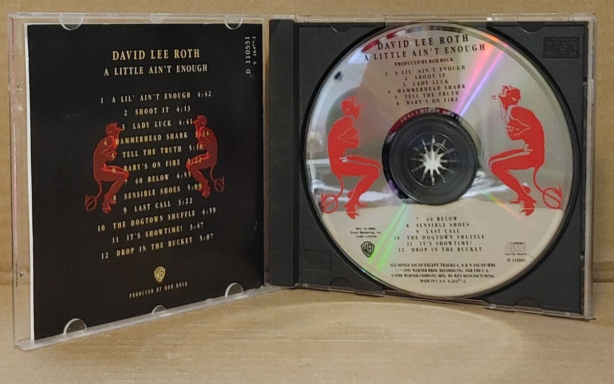 David Lee Roth A Little Ain't Enough Cd 1991 | eBay