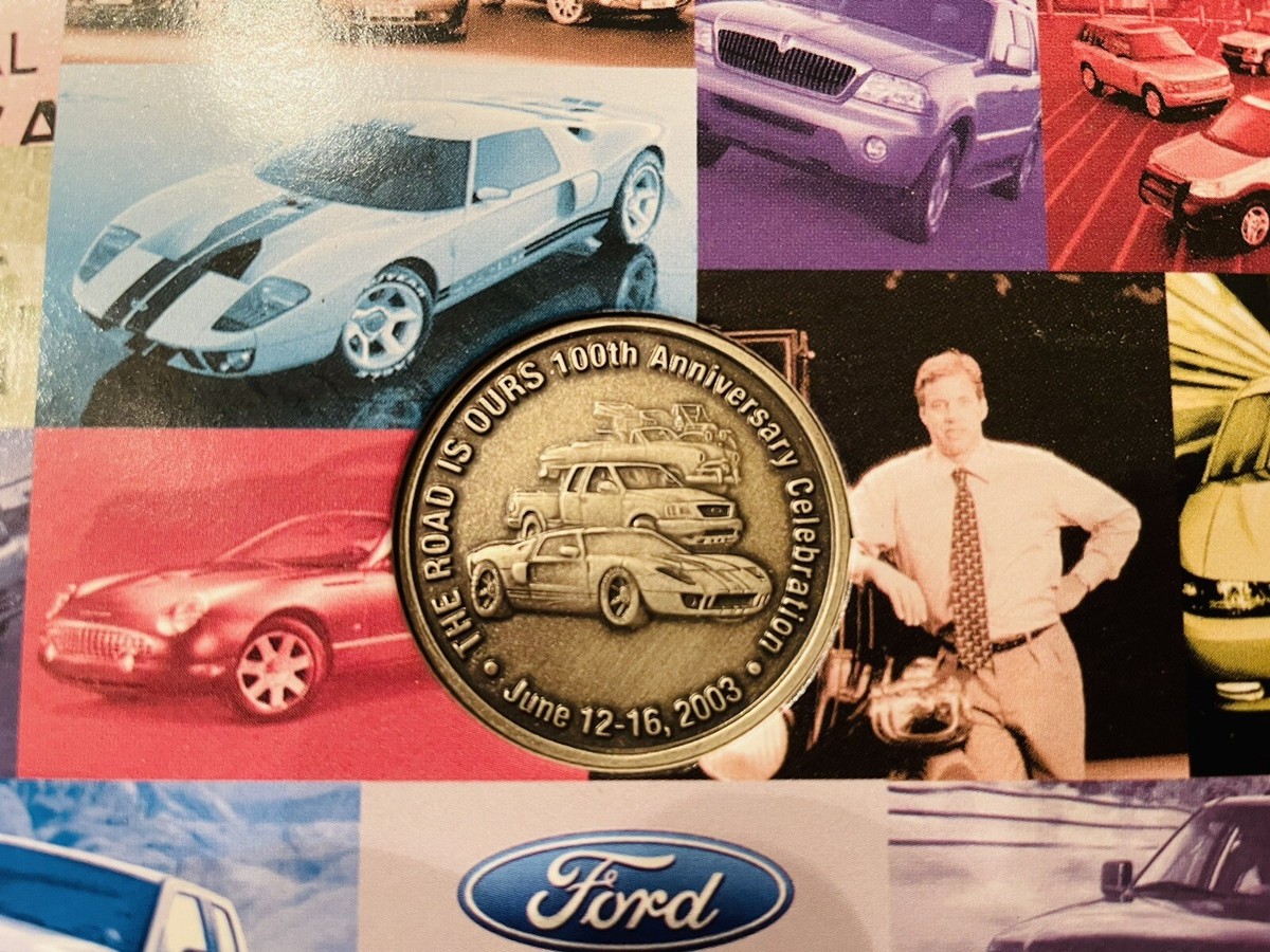 FORD Motor Company 100th Anniversary Commemorative Coin in Folder