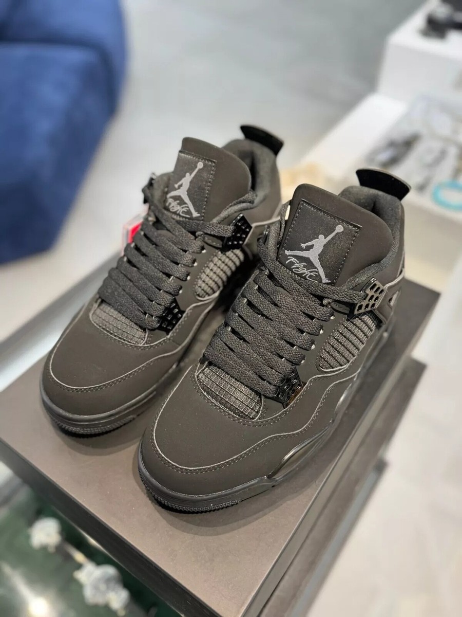 Air Jordan 4 Retro Black Cat CU1110-010 Men's Basketball Shoes | eBay