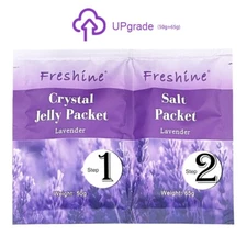 Freshine Jelly Spa Pedicure Pedi Foot Bath Set - LAVENDER 30 Set Crystal Jelly