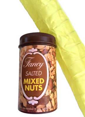 Surprise Snake in Nut Tin~Joke Novelty Prank~Scare your friends~Food Can~Spring