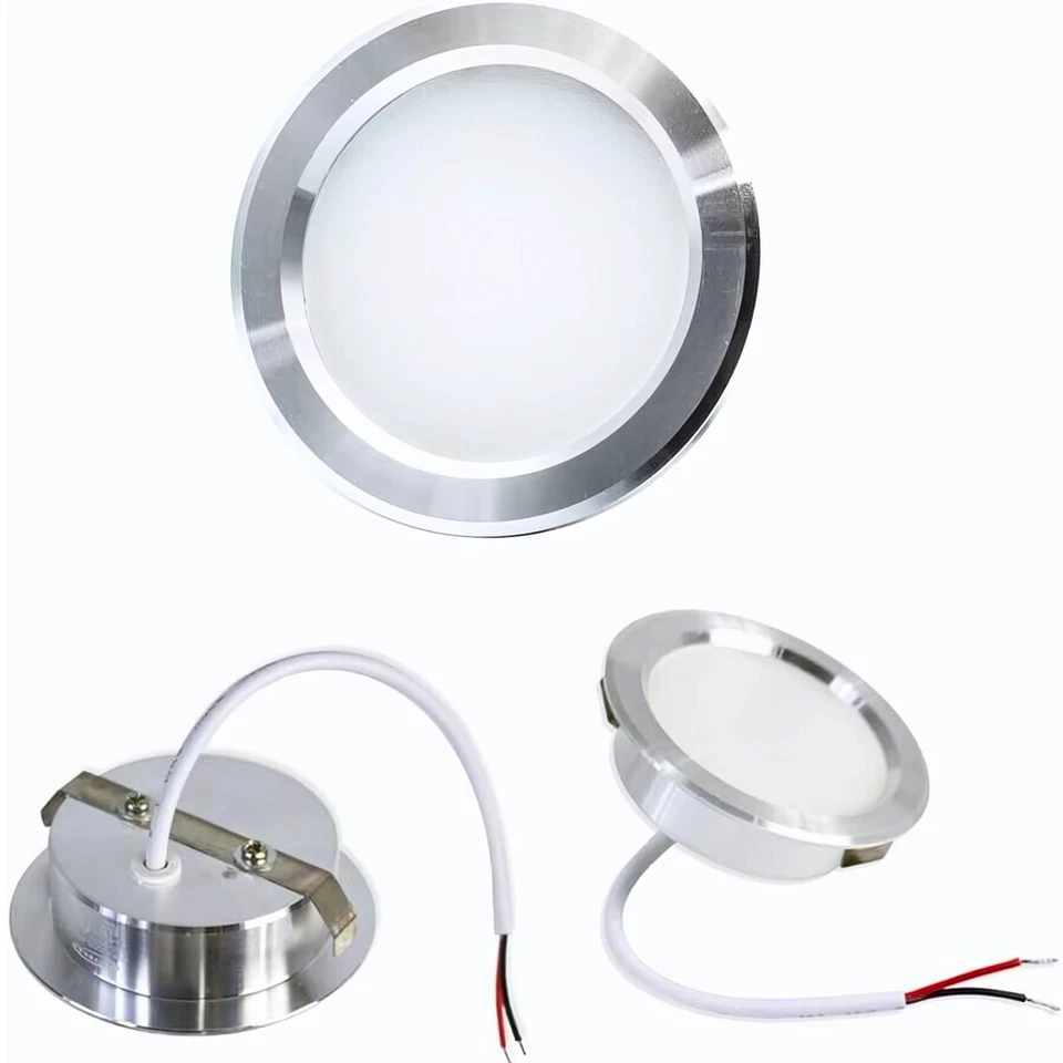 Faretto a led incasso slim 3W luce calda naturale fredda mensole cappa 55mm 220v - Immagine 2 di 4