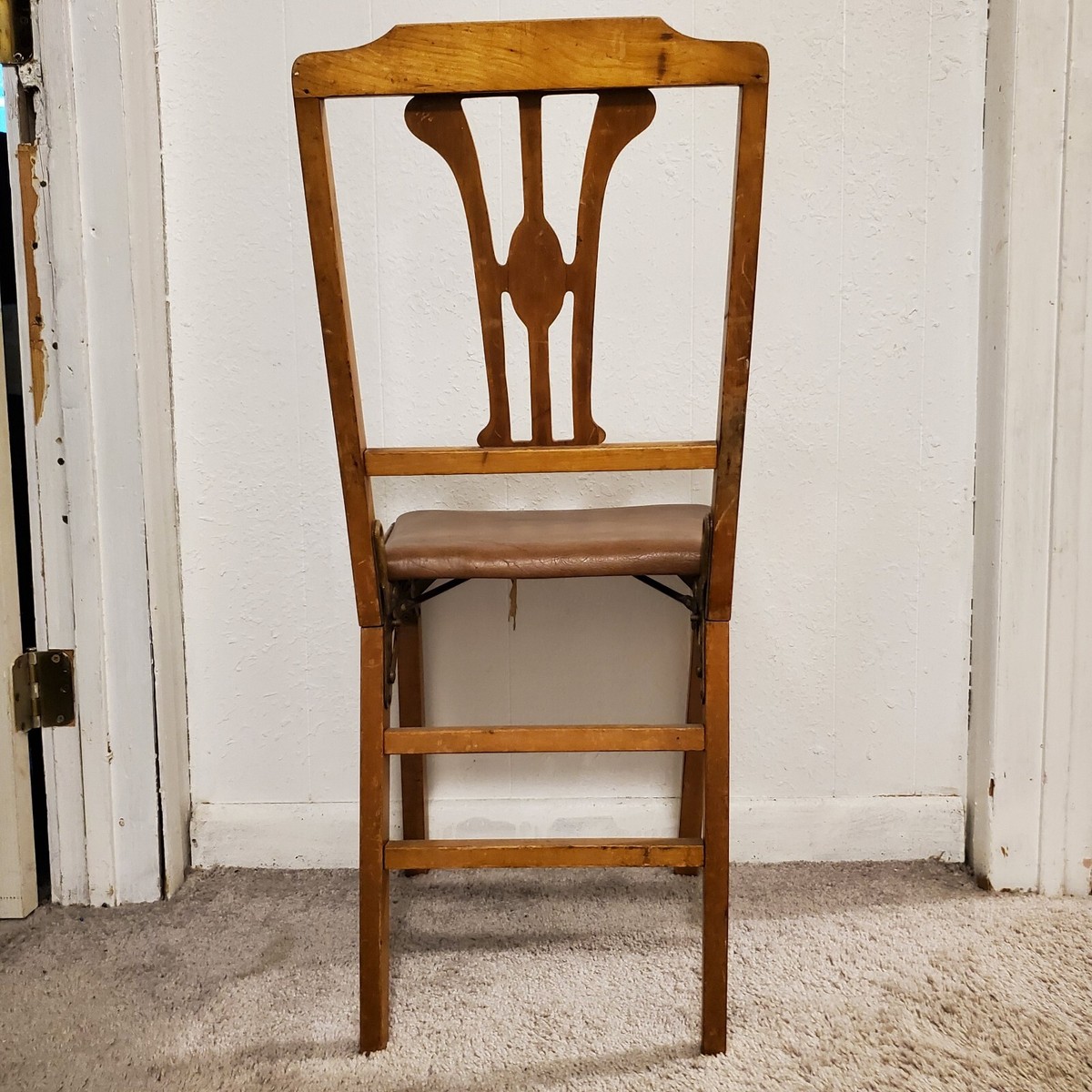 LEG-O-MATIC Chair That Folds from Lorraine Metal Mfg Co Vintage 