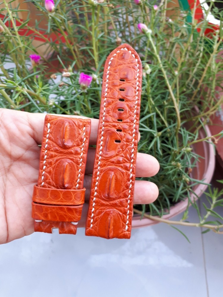 TAN BROWN BLACK GENUINE LEATHER WATCH BAND STRAP 26mm 26mm