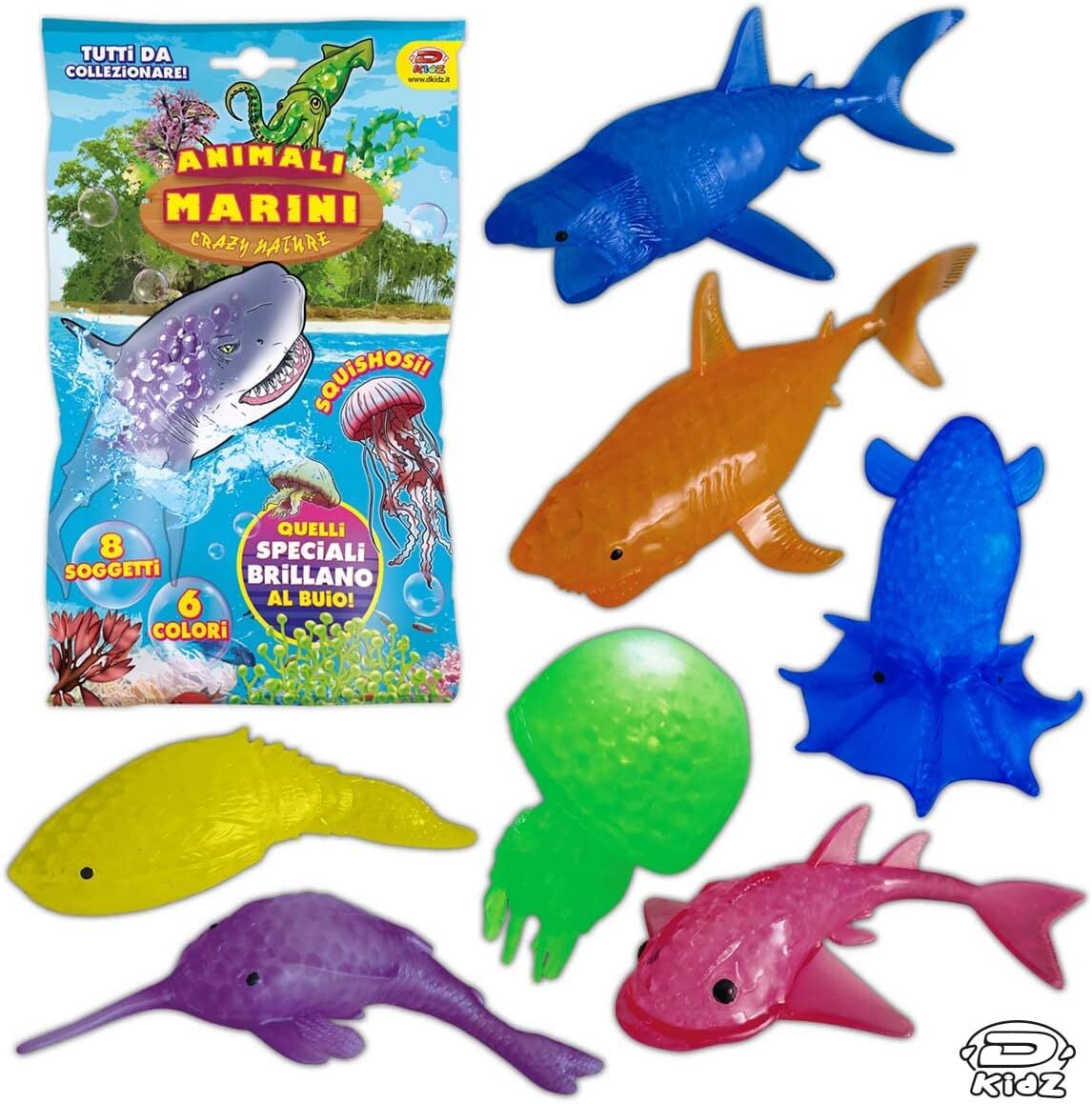Famosa Softies Natura Mini Marines - Peluche A Sorpresa 15 Cm In Plastica Riciclata (5 Modelli: Stella, Tartaruga, Granchio, Squalo, Balena)