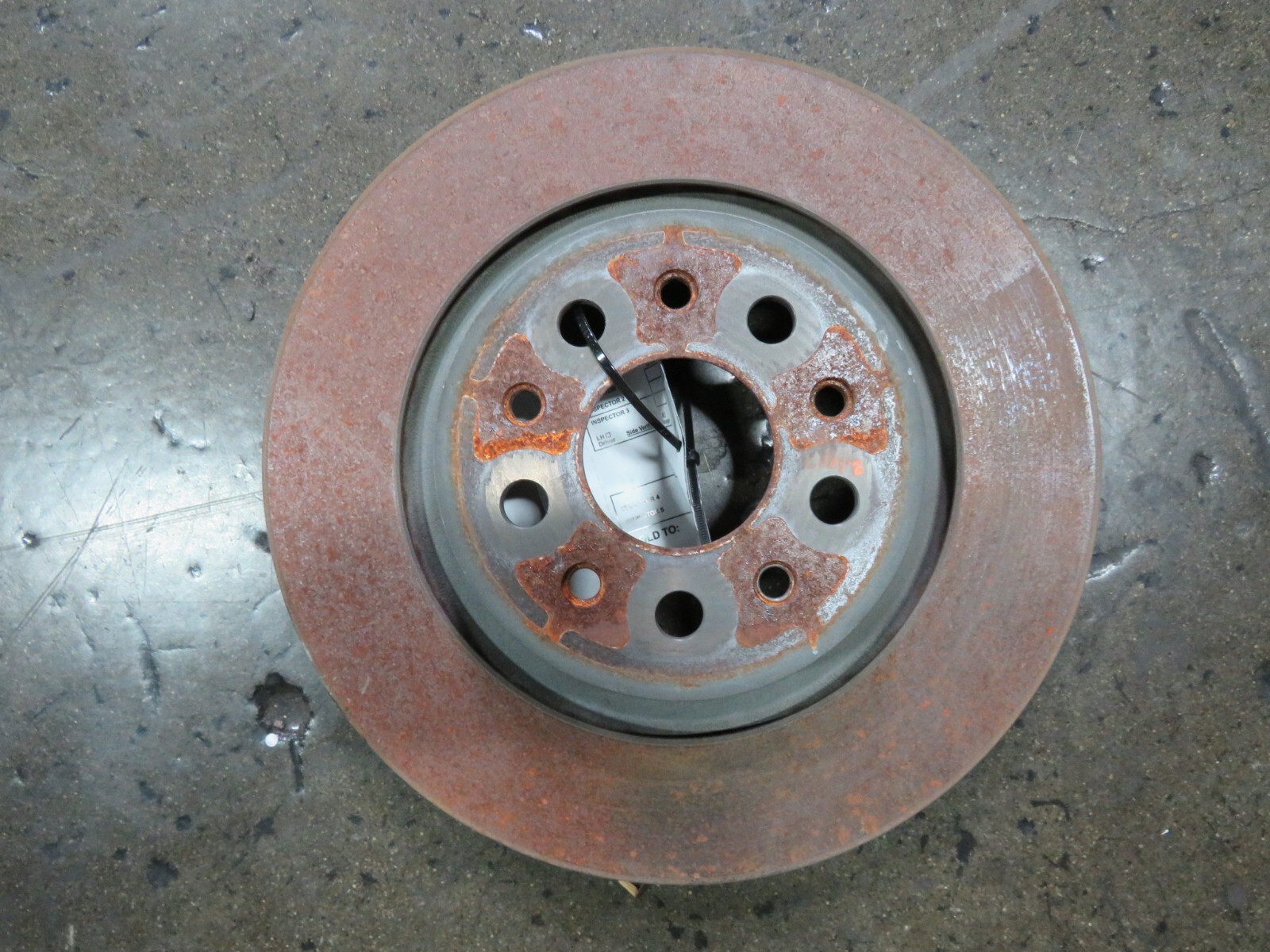 Maserati Ghibli, Rear Brake Rotor, Used, P/N 670031597