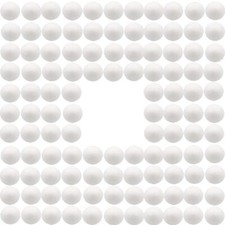 Foam Balls for Crafts 2 Inch 112 Pack, White Polystyrene Smooth Round Ball, f...