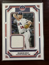 2024 Panini Stars & Stripes Materials #USA-BN Brandon Neely Boston Red Sox