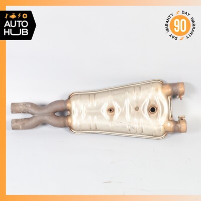 02-07 Maserati Spyder 4200 M138 Exhaust Mid Pipe Center Resonator Silencer 61k