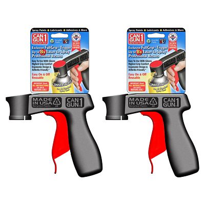 2pk Aerosol Can Gun Spray Handle - Trigger Grip for Paint/Adhesives