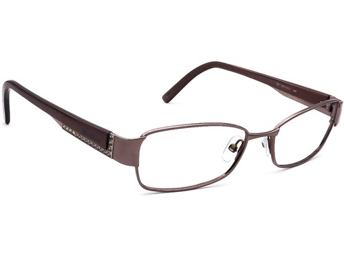 MaxMara Women's Eyeglasses MM 875/U Brown Rectangular Frame Italy 52[]17 135