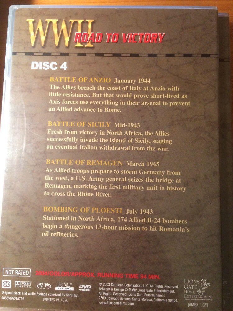 (未使用･未開封品)Wwii Road to Victory [DVD] Amazon.com: WWII - Road to Victory : Movies & TV