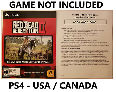 gå på indkøb drøm smuk Red Dead Redemption 2 Preorder Bonus PS4 / PS5 | eBay