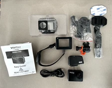 Vivitar DVR 917 HD Camera With Waterproof Case and Accessories - DVR917HD