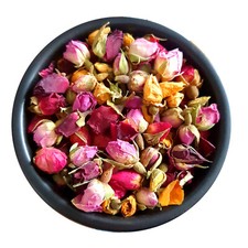 Dried Rose Buds MIX-  Dried Flowers Petals Tea Infusion Craft Soap Candle Decor 