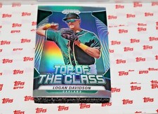 2020 Panini Prizm Baseball Silver Parallel Top of The Class Logan Davidson #29