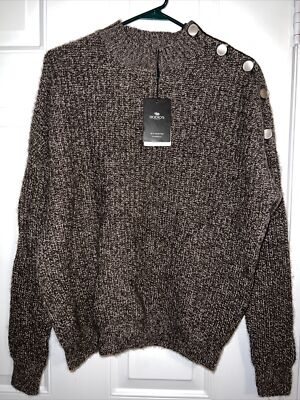 Bodios Mongolian Yak Down Pullover Sweater 100% Natural Fibers