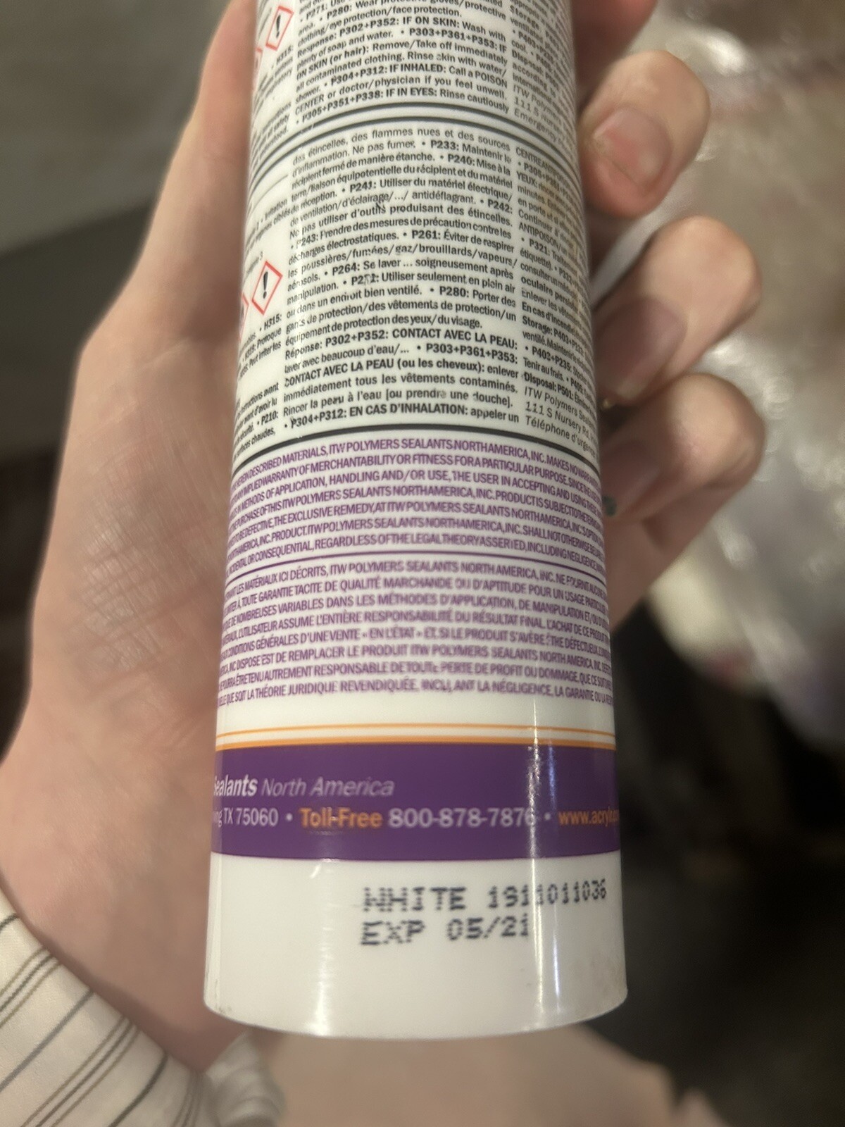 ACRYL-R SM5430 Non-Skinning Roof Sealant - 1 case of 30 tubes 10.1 oz ...