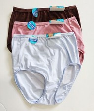 3 Vanity Fair Illumination Brief Panty Multi 13109 Sz 7/L - NWT