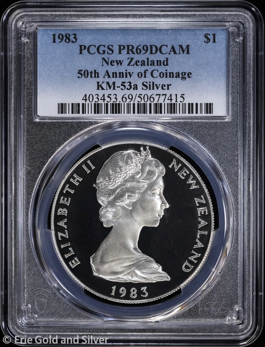 銀*ー様 No.46 アンティーク 銀貨 ニュージーランド 50周年 1983年 銀