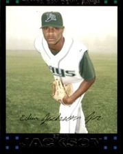 2007 Topps Updates & Highlights Red Back #UH144 Edwin Jackson Devil Rays