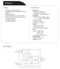 MT9M032C12STC CMOS Image Sensor