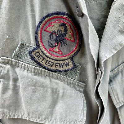 Vietnam War Embroidered 1st Cavalry Tropical Jacket Patched