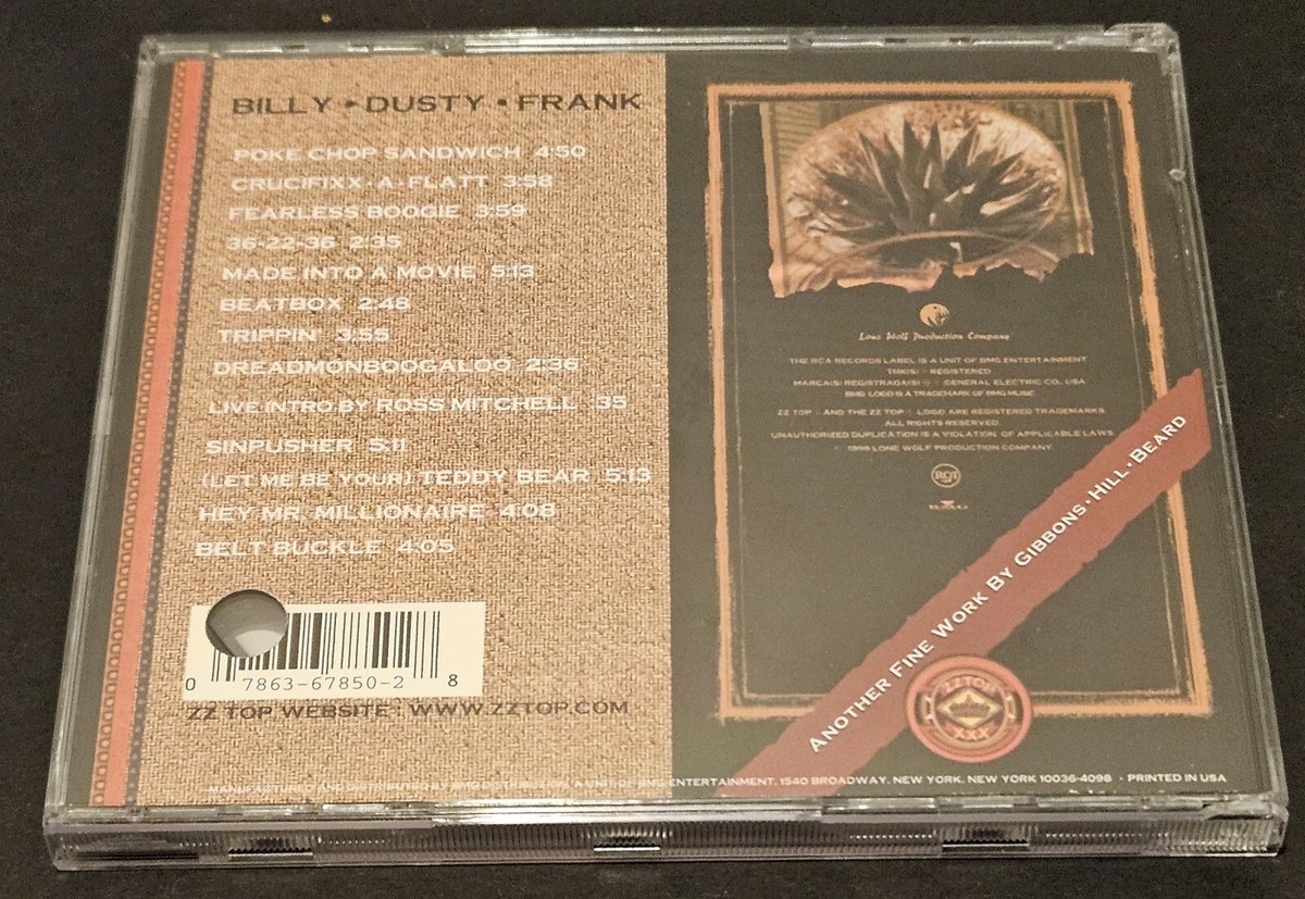 XXX by ZZ Top (CD, Sep-1999, RCA) Promo Very Rare | eBay