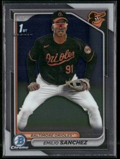 2024 Bowman Chrome #BCP-241 Emilio Sanchez Prospects