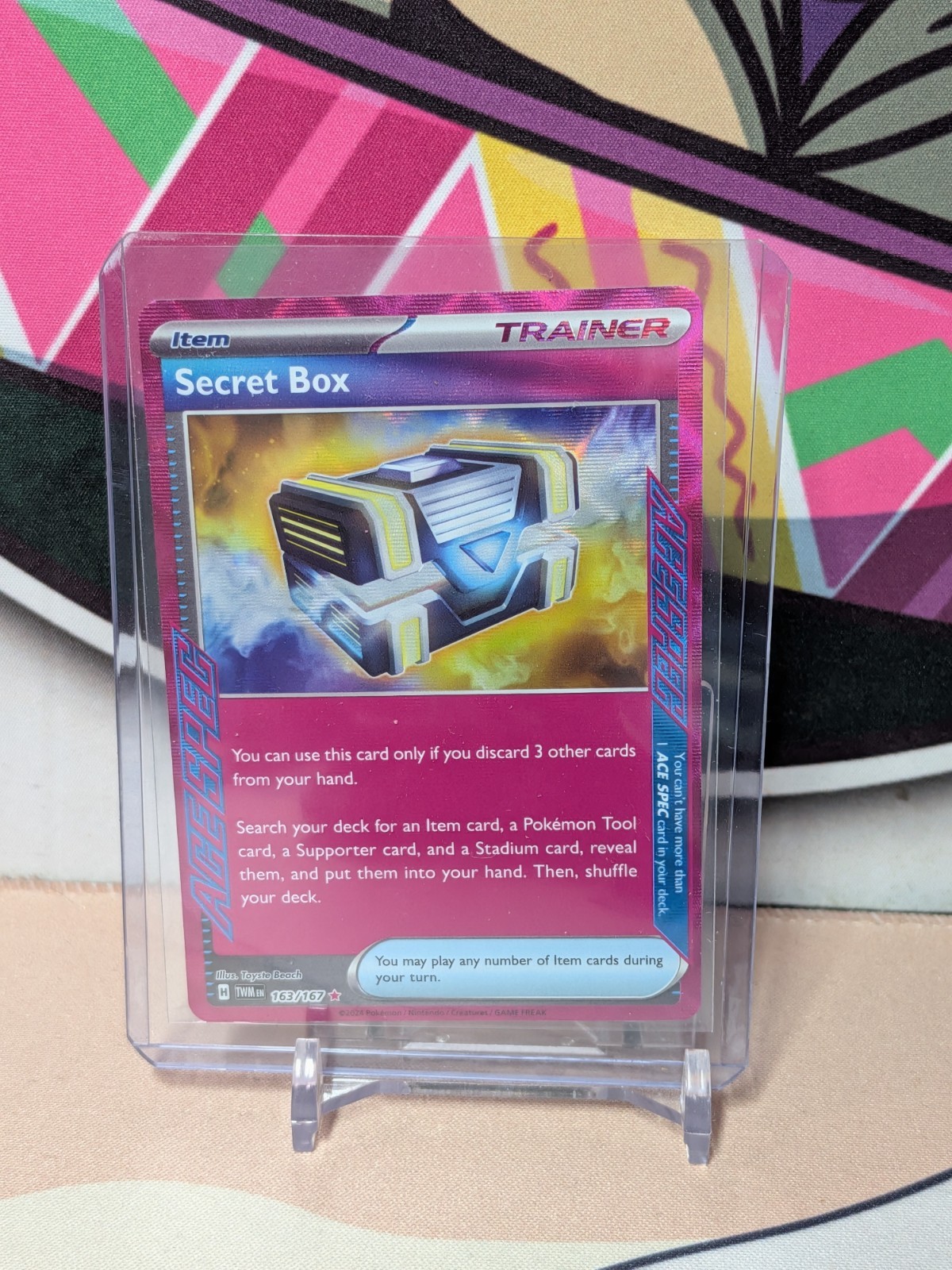 Pokémon TCG Secret Box 163/167 Twilight Masquerade Ace Spec
