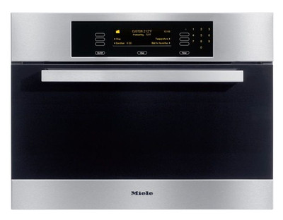 Miele DG4086 BWP 24'' Built-In Steam Oven Brilliant White Plus - NEW