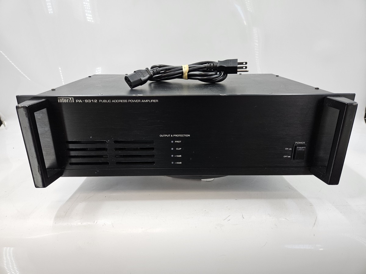Inter-M PA-9312 Public Address Power Amplifier - TESTED and