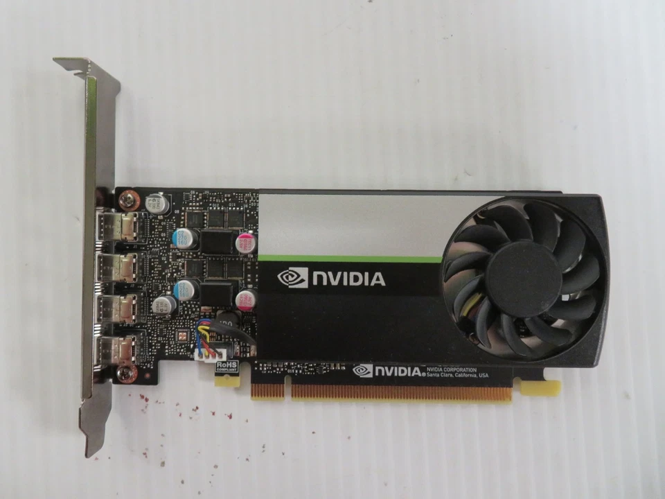 NVIDIA Quadro T1000 8GB GDDR6 4x 3.0 0D408X Mini DisplayPort PCIe GRAPHICS CARD - Image 2 of 4