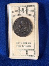 antico messale del 1911 composito celluloide carta bronzo