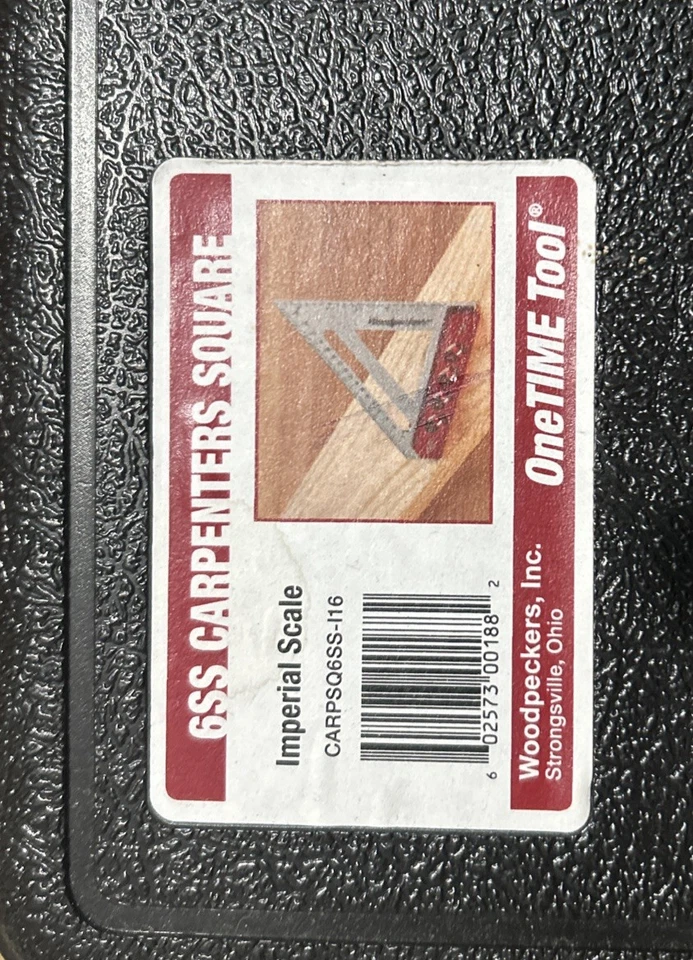 Woodpecker's 6ss Carpenter's Square 6" - Image 2 of 4