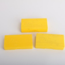 3 Vintage Yellow Plastic SLIDE STORAGE BOX FOR 35MM 2 x 2" Slides