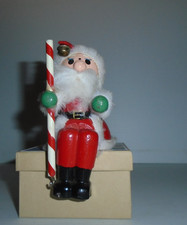 Antique wood Santa Claus Shelf Sitter