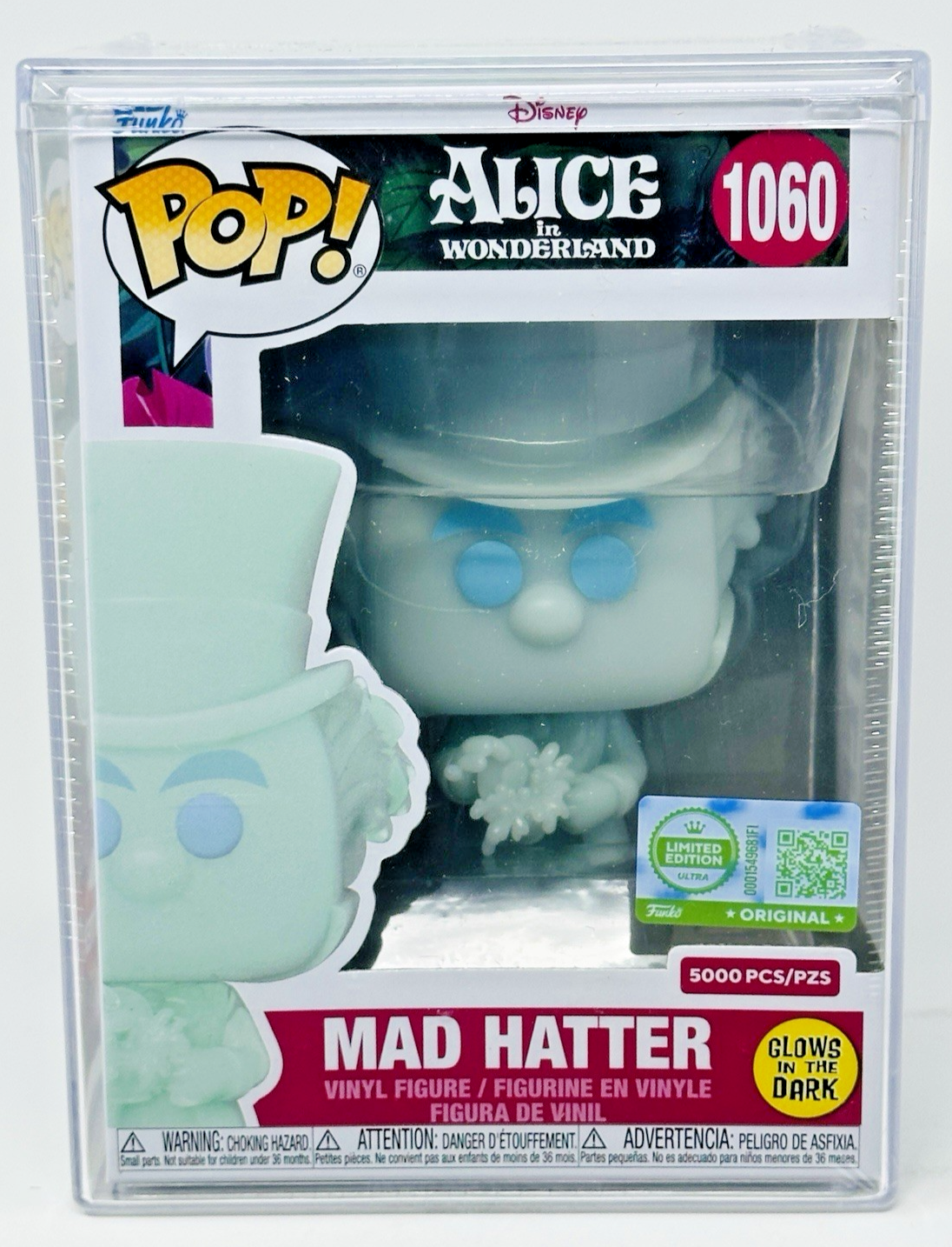 Funko Pop! Alice In Wonderland: Mad Hatter #1060 ULTRA LE 5000 Pcs GITD