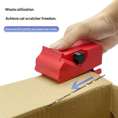 DIY Cat Scratcher Tool - 3D Printed Cutter for Cardboard Paper Strips 1 piece
