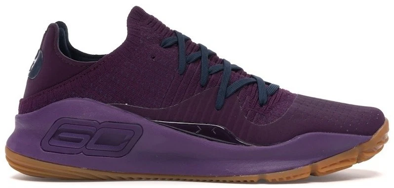 Mens Size 8.5 Under Armour Curry 4 Low Basketball‎ Shoes Merlot 2018 Sneakers Men main image 3