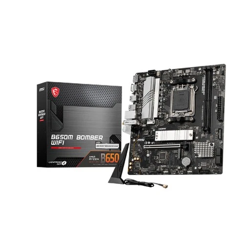 NEW MSI B650M Bomber WiFi AM5 mATX Desktop Motherboard B650M BOMBER WIFI