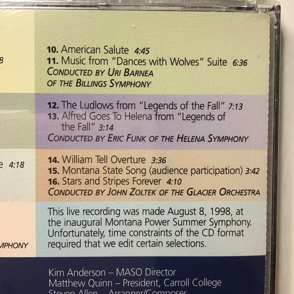 The Inaugural Montana Power Summer Symphony The Last Great Celebration New Foto 4 de 4