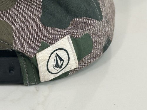 Mens Volcom Camo Hat Snap Back Adjustable Baseball Cap OS Camo Surf - Picture 4 of 7