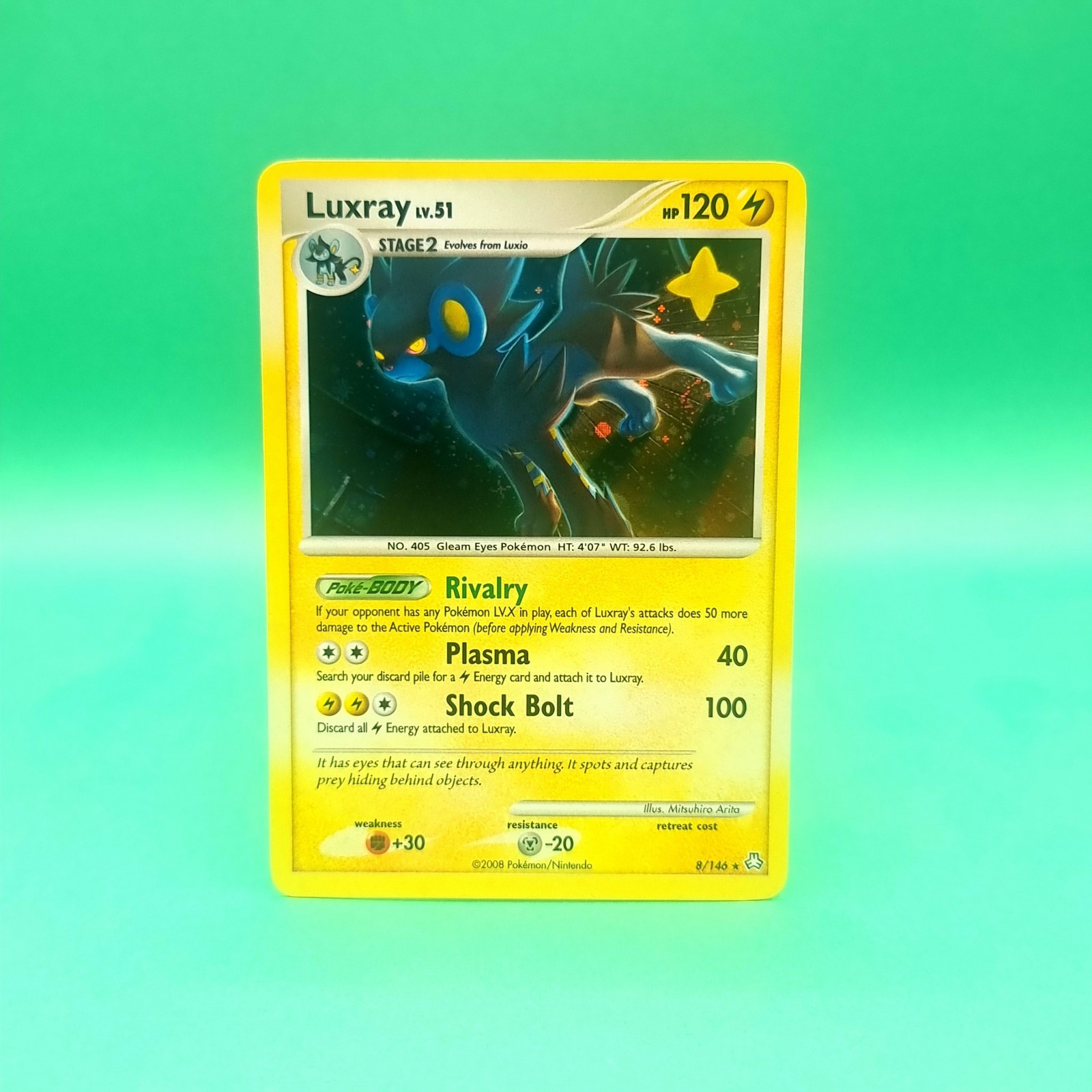 Pokémon TCG English Luxray Lv.51 8/146 Legends Awakened | NM