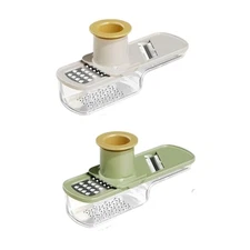 3 in 1 Ginger Garlic Grater Slicer Chopper Planer Stainless Steel Multipurpose