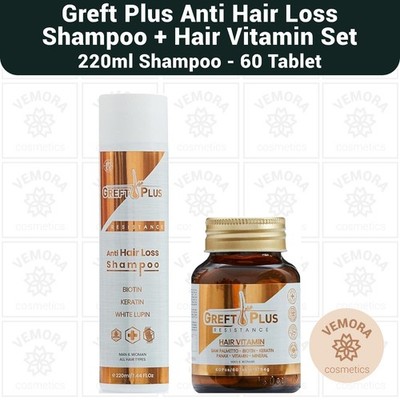 Greft Plus Anti Hair Loss Shampoo + Hair Vitamin Set