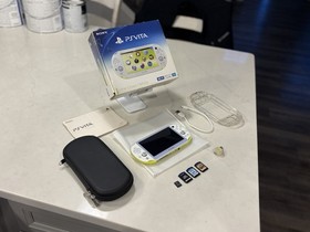Sony PlayStation Vita Slim PS VITA Pch-2000 Lime Green CIB Console US SELLER