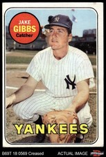 1969 Topps #401 Jake Gibbs Yankees 3 - VG