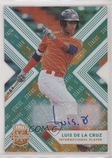2018 Elite Extra Edition Status Tie-Dye Die-Cut 2/5 Luis De La Cruz Auto xb2